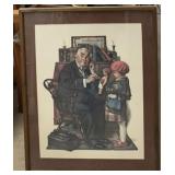 Norman Rockwell Framed Print