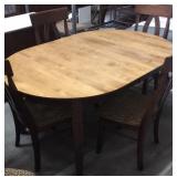 (5) PCS Estate Table And Four Chairs