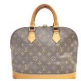 Louis Vuitton Alma Brown Monogram Bag