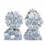 10kt Gold Brilliant 3/4 ct Diamond Stud Earrings