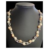 Natural Multi Color Pearl Strand Necklace