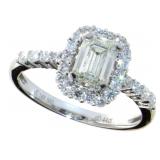 14kt Gold 1.48 ct Brilliant VS1 Lab Diamond Ring