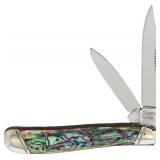 QUEEN QC003 ABALONE PEANUT POCKET KNIFE