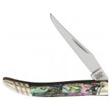 QUEEN QC006 TOOTHPICK ABALONE POCKET KNIFE