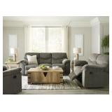 Ashley 28201 Alphons Putty Reclining Sofa & Love