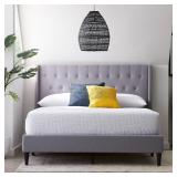 King Weekender Wren Upholstered Platform Bed