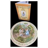 Beatrix Potter-Peter Rabbit Plate & Book