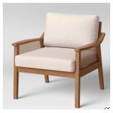 Threshold Cane Lounge Chair-Cream