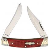 ROUGH RYDER RR1687 RED PICKED BONE MOOSE KNIFE