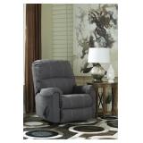 Ashley 57201 Urbino Charcoal Rocking Recliner