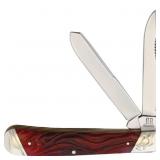 ROUGH RYDER RR2054 RED WORM GROOVER TRAPPER KNIFE