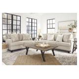 Ashley 156 Claredon Linen Sofa & Love Seat