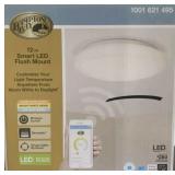 Hampton Bay 12in Smart LED Flush Mount