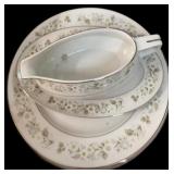 (10) Imperial China Plates, Gravy Bowl & 2