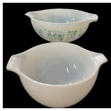 2 Pc Pyrex Mixing Bowls