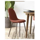 Copley upholstered Dining Chair - Rust