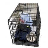 Preowned Pet Cage, Bowl & More