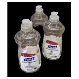 (3) Purell 12 Oz Hand Sanitizer