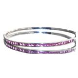 Channel Set 5.00 ct Pink Sapphire Bracelet
