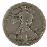 1921-S Walking Liberty Silver Half Dollar *KEY