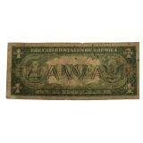 Series 1935 Hawaii Brown Seal Silver Certificate