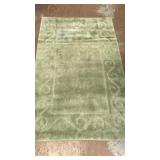 Majestic Scroll Leaf Green 100% Nylon Latex