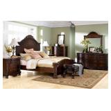 Ashley North Shore 5pc King Panel Bedroom Suite