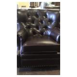 Swivel Nail Head Chair