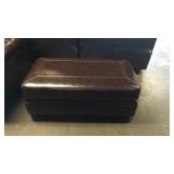 Ashley Large 504 Leather Ottoman