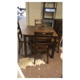 Ashley D419 dining room table and 4 chairs