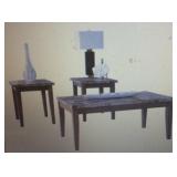 Ashley T158 three piece table set
