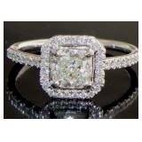 14kt Gold 1.23 ct VS1 Brilliant Lab Diamond