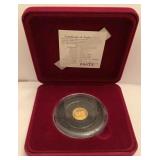 1/4 Ounce: Precious Moments 91/92 .999 Gold Proof
