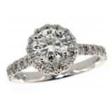 14k Gold 1.43 ct Round Brilliant Diamond Ring