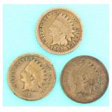 1861-1862-1863 Indian Head Copper Nickel Cent