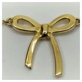 Tiffany & Co. 18kt  Gold Ribbon Necklace