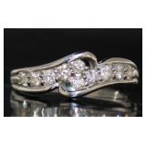 Platinum Brilliant 1/2 ct Diamond Dinner Ring