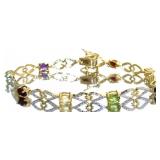 Genuine 4.00 ct Gemstone Designer Bracelet