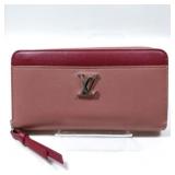 Louis Vuitton Zippy Wallet Rose Leather