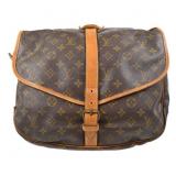 LOUIS VUITTON SAUMUR 35 MONOGRAM  SHOULDER BAG
