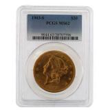 1903-S MS62 Liberty Head $20.00 Gold Double Eagle