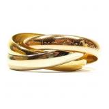 Must De Cartier 18kt Rose Gold Trinity Ring
