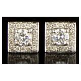 14kt Gold 1.50 ct Brilliant Pave