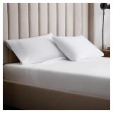 KING LUXE ITALIAN COTTON SHEET SET - WHITE