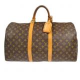LOUIS VUITTON KEEPALL 50 TRAVEL HANDBAG