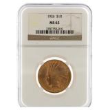 1926 MS62 Indian Head $10.00 Gold Eagle