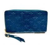 LOUIS VUITTON NAVY BLUE MONOGRAM EPREINTE WALLET