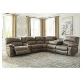 Ashley 34303 PWR REC Sectional w/Drop Down TBL