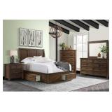 King Elements Sullivan 5 pc Storage Bedroom Suite