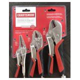 Craftsman 3-pc Locking Pliers Set